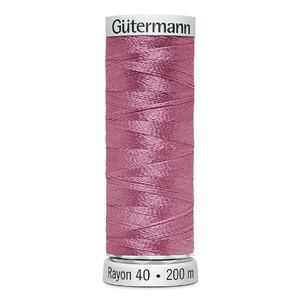 Gutermann Rayon 40 #1224 BRIGHT PINK, 200m Machine Embroidery Thread
