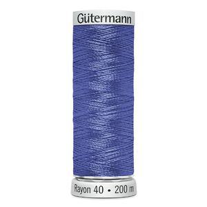 Gutermann Rayon 40 #1226 DARK PERIWINKLE, 200m Machine Embroidery Thread