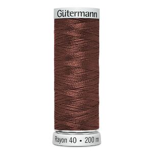 Gutermann Rayon 40 #1237 DEEP MAUVE, 200m Machine Embroidery Thread