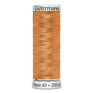 Gutermann Rayon 40 #1239 APRICOT, 200m Machine Embroidery Thread