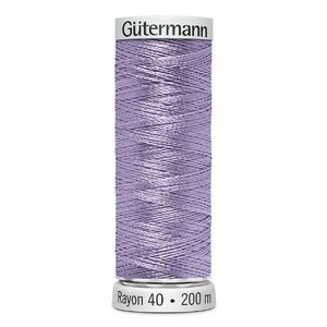Gutermann Rayon 40 #1254 DUSTY LAVENDER, 200m Machine Embroidery Thread