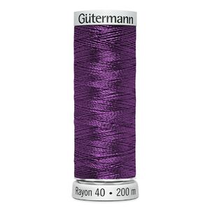Gutermann Rayon 40 #1255 DEEP ORCHID, 200m Machine Embroidery Thread