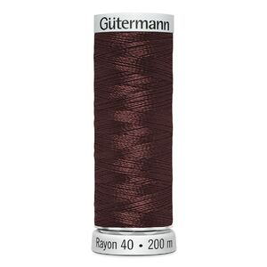 Gutermann Rayon 40 #1264 COGNAC, 200m Machine Embroidery Thread
