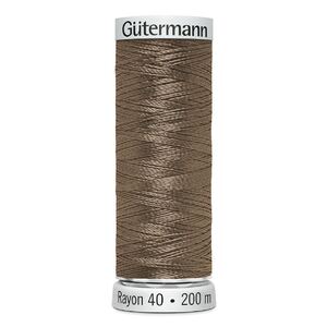 Gutermann Rayon 40 #1266 TOAST, 200m Machine Embroidery Thread