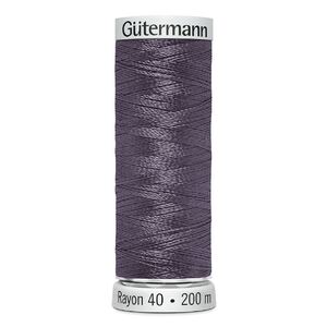 Gutermann Rayon 40 #1298 DARK PLUM, 200m Machine Embroidery Thread