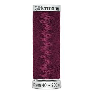 Gutermann Rayon 40 #1309 MAGENTA, 200m Machine Embroidery Thread
