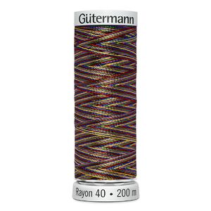 Gutermann Rayon 40 #2247 MULTICOLOUR 200m Machine Embroidery Thread