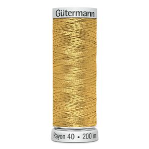 Gutermann Rayon 40 #502 CORNSILK, 200m Machine Embroidery Thread