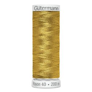 Gutermann Rayon 40 #567 BUTTERFLY GOLD, 200m Machine Embroidery Thread
