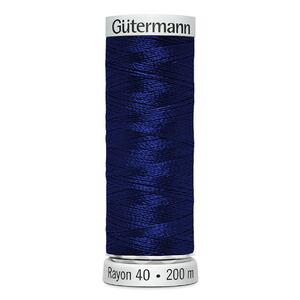 Gutermann Rayon 40 #572 BLUE RIBBON, 200m Machine Embroidery Thread