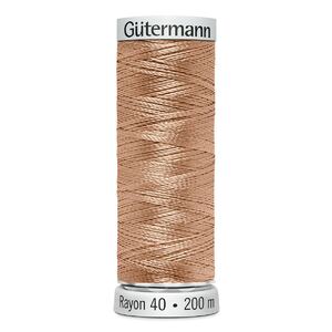 Gutermann Rayon 40 #619 DUSTY PINK, 200m Machine Embroidery Thread