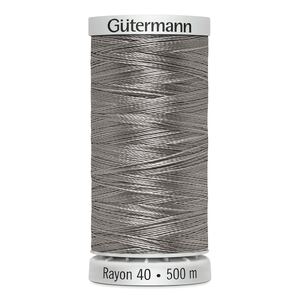 Gutermann Rayon 40 #1011 STEEL GREY, 500m Machine Embroidery Thread