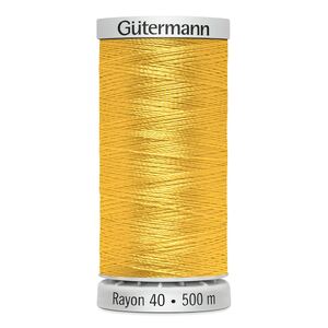 Gutermann Rayon 40 #1023 YELLOW 500m Machine Embroidery Thread