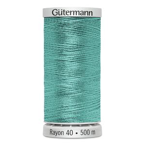 Gutermann Rayon 40 #1045 LIGHT TEAL, 500m Machine Embroidery Thread