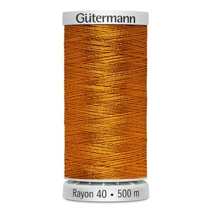 Gutermann Rayon 40 #1065 ORANGE YELLOW, 500m Machine Embroidery Thread