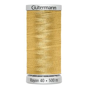 Gutermann Rayon 40 #1167 MAIZE YELLOW, 500m Machine Embroidery Thread
