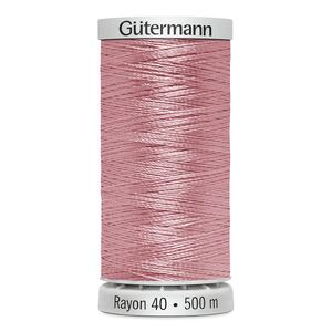 Gutermann Rayon 40 #1225 PASTEL PINK, 500m Machine Embroidery Thread
