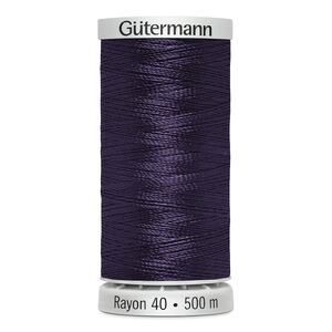 Gutermann Rayon 40 #1299 PURPLE SHADOW, 500m Machine Embroidery Thread