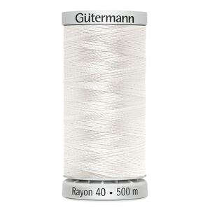 Gutermann Rayon 40, 500m Machine Embroidery Thread