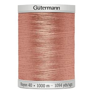 Gutermann Rayon 40 #1019 PEACH, 1000m Machine Embroidery Thread