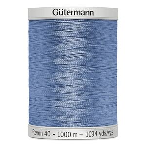 Gutermann Rayon 40 #1028 BABY BLUE, 1000m Machine Embroidery Thread