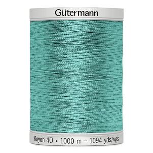 Gutermann Rayon 40 #1045 LIGHT TEAL, 1000m Machine Embroidery Thread