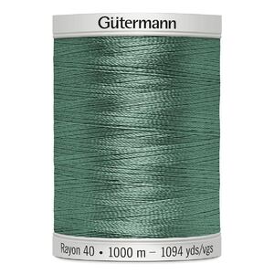 Gutermann Rayon 40 #1046 TEAL, 1000m Machine Embroidery Thread