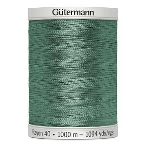Gutermann Rayon 40 #1046 TEAL, 1000m Machine Embroidery Thread