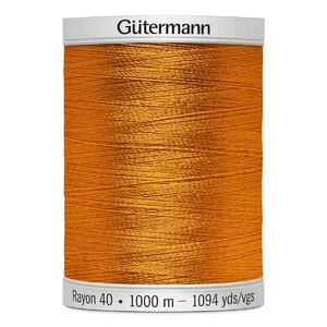 Gutermann Rayon 40 #1065 ORANGE YELLOW, 1000m Machine Embroidery Thread