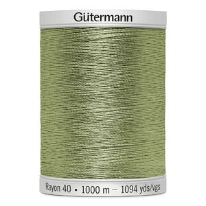 Gutermann Rayon 40 #1104 PASTEL YELLOW-GREEN, 1000m Machine Embroidery Thread
