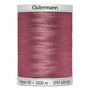 Gutermann Rayon 40 #1119 DARK MAUVE, 1000m Machine Embroidery Thread