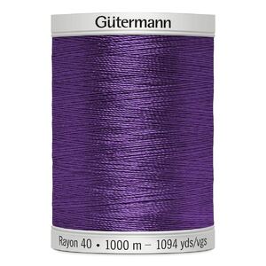 Gutermann Rayon 40 #1122 PURPLE, 1000m Machine Embroidery Thread