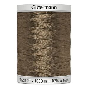 Gutermann Rayon 40 #1170 LIGHT BROWN, 1000m Machine Embroidery Thread