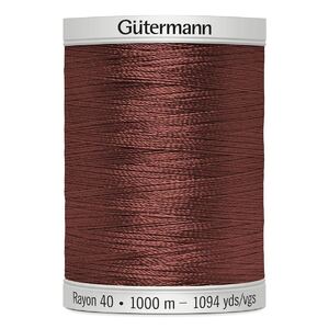 Gutermann Rayon 40 #1216 MEDIUM MAPLE, 1000m Machine Embroidery Thread