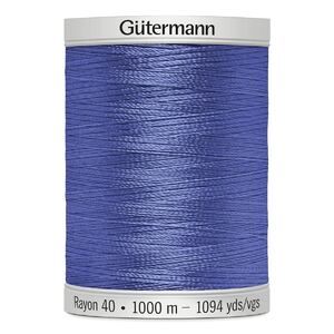 Gutermann Rayon 40 #1226 DARK PERIWINKLE, 1000m Machine Embroidery Thread