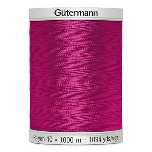 Gutermann Rayon 40 #1231 MEDIUM ROSE, 1000m Machine Embroidery Thread