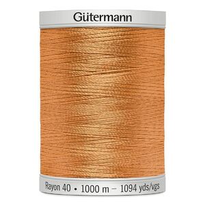 Gutermann Rayon 40 #1239 APRICOT, 1000m Machine Embroidery Thread