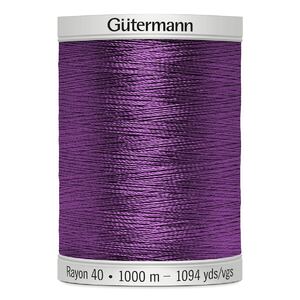 Gutermann Rayon 40 #1255 DEEP ORCHID, 1000m Machine Embroidery Thread