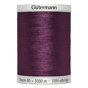 Gutermann Rayon 40 #1545 PURPLE ACCENT, 1000m Machine Embroidery Thread
