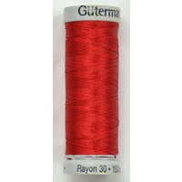 Gutermann Rayon 30, #1147 CHRISTMAS RED, 150m Machine Embroidery Thread