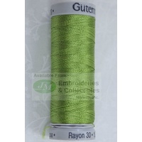 Gutermann Rayon 30, #1177 MOSS GREEN, 150m Machine Embroidery Thread
