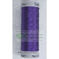Gutermann Rayon 30, #1195 DARK PURPLE, 150m Machine Embroidery Thread