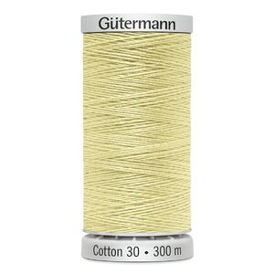 Gutermann Cotton 30 #1061 LIGHT YELLOW 300m Embroidery &amp; Quilting Thread