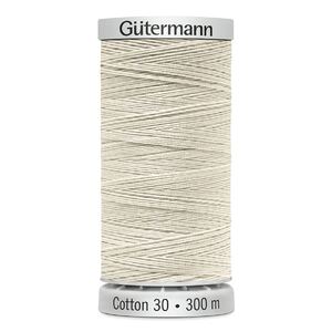 Gutermann Cotton 30, #1071 ECRU, 300m Embroidery, Quilting Thread