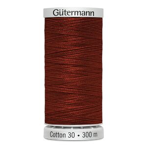 Gutermann Cotton 30 #1181 RUSTY RED 300m Embroidery &amp; Quilting Thread