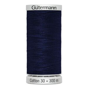 Gutermann Sulky Cotton 30, #1197 FRENCH NAVY, 300m Embroidery, Quilting Thread