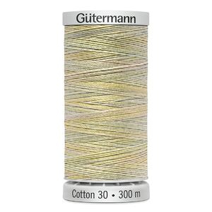 Gutermann Cotton 30 #4012 VARIEGATED PALE YELLOW 300m Embroidery &amp; Quilting Thread