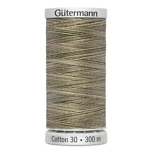 Gutermann Cotton 30 #4023 VARIEGATED OLIVE KHAKI 300m Embroidery &amp; Quilting Thread