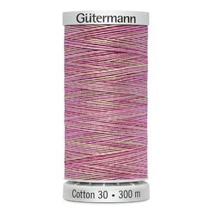 Gutermann Cotton 30 #4047 VARIEGATED PINK CREAM 300m Embroidery &amp; Quilting Thread