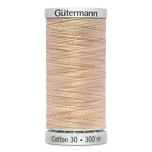 Gutermann Cotton 30 #4062 VARIEGATED YELLOW ORANGE 300m Embroidery &amp; Quilting Thread